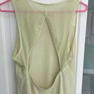 Lululemon For the Run Tank - Highlighter